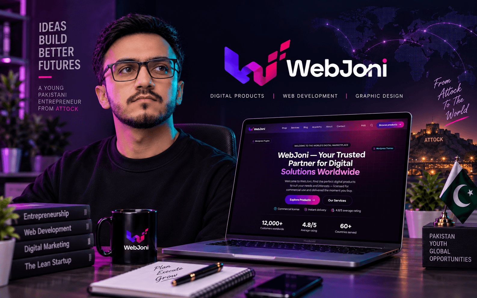 Abdul Haseeb and WebJoni: How a Young Pakistani Entrepreneur Built a Digital Marketplace