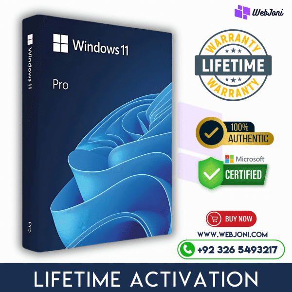 Microsoft Windows 11 Pro - 1-User License, OEM, Digital Key